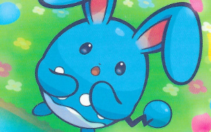 azumarill, gazing in wonder