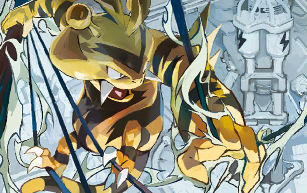 electabuzz, climbing among wires