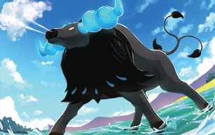 Tauros, angry in the shallows.